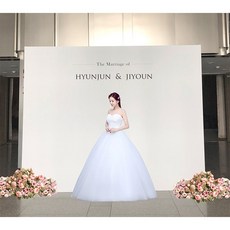 [웨딩포토존 스타포토존 서울포토존 포토존 포토월 2.5m x 2.5m]사진 한번 찍었을 뿐인데... 얼굴에 뽀샵한 듯 예쁘게 나와요~