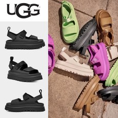 어그 UGG 걸즈 사이즈 여성 슬리퍼 골든 글로우 플랫폼 스트랩 방수 EVA 샌들