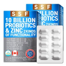 순수식품 100억보장 프로바이오틱스 120캡슐(4개월분) 17종 생유산균 캐나다직수입 신바이오틱스 프리바이오틱스, 2개, 60캡슐