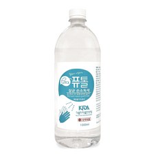 크로바 퓨톨 뿌리는 손소독제 살균소독제 1L, 1개
