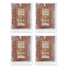신선의 자신감 국내산 찰수수 800g 4봉, 4개