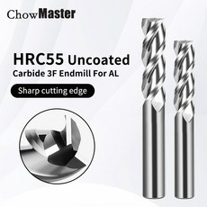 알루미늄 텅스텐 스틸 엔드밀 CNC 공구 카바이드 밀링 커터 3F 엔드밀 4mm 6mm 8mm 10mm 12mm 14mm 16mm 18mm 20mm HRC55, 46) 18x80x18x150 1PCS, 1개