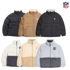 NFL 다운 점퍼 엔에프엘 파일론 리버시블 3종 경량 패딩