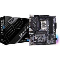 ASRock B660M Pro RS 인텔 B660 시리즈 CPU LGA1700 호환 마이크로ATX 마더보드, Motherboard, 기본