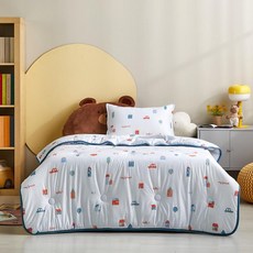 [모던하우스 인천점] 구름퐁당 말랑이 차렵이불 150x210 민트 빌리지 -[CZ0224046]