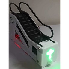 에스컬레이터 모형 교육 모델 전동 리모컨 교육 모델, 전기 버전(충전식 배터리 포함) 1개, 1개