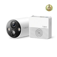 라이브잇 티피링크 스마트 무선 보안 배터리 충전형 카메라 시스템, 1세트, Tapo C420S1