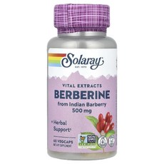Solaray 베르베린 500mg 베지 캡슐 60정, 1개