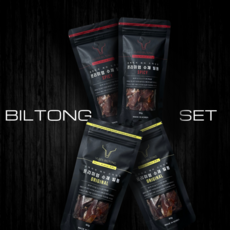 남아공 수제 와인안주 육포 빌통 60g 블리스 VLEES 프리미엄 소고기 육포 Biltong, 오리지널 60g 2개 + 스파이시 60g 2개, 1세트