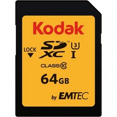 코닥 SD 카드 64GB UHSI U3 V30 울트라 95MBs 최대 읽기 속도 쓰기 85MBs 4K HD 비디오 및 사진 저장