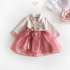 어썸베베 S-2XL 예화자수여아한복 가을 아동 유아 키즈 추석 명절 저고리치마세트