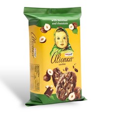 Печенье Аленка с фундуком и шоколадной крошкой, 140 г