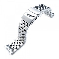 Seiko SKX007 용 시계 스트랩 타입 SUPER Engineer II 22 mm 솔리드 스테인리스 스틸 둥근 끝단 22mm Meta