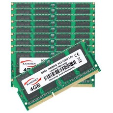 RAM 조립PC 저전압 1.35V PC312800 노트북 메모리 SODIMM 204 핀 비 ECC DDR3 50 개 100 4GB 1333MHz 1600MHz, 02 50X4G1333 1.5V