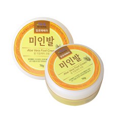 AVK 알로에베라 미인발 발보습 각질크림 풋크림 발건조 건조한발 발뒤꿈치 풋케어, 2개