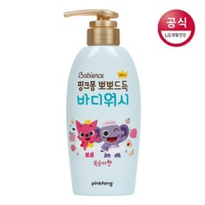 베비언스 핑크퐁 뽀뽀드득 복숭아향 바디워시 380g, 단품