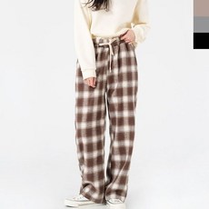 여성 사각 와이드핏 울팬츠 1P 홈웨어 밴딩 (WFFT54W)