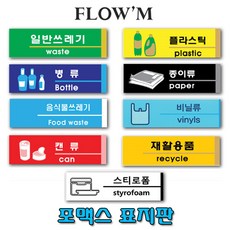 분리수거표지판