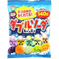 카바야 더블 소다향 캔디, 140g, 2개