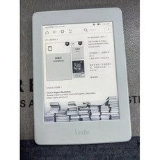 전자책리더기 이북리더기 Kindle PaperWhite 리더 터치 잉크 스크린 백라이트 전자 등록 가능한 계정 책 3 번째 300PPI 6 인치, 없음, 없음, 2) White