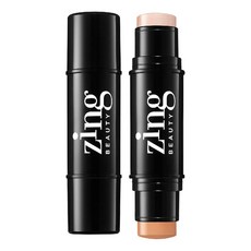 Zing Beauty Twin Base + Primer / Lighlighter 징 뷰티 트윈베이스 + 프라이머 하이라이터 미디엄 12 g, 12g, 상세페이지참조