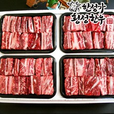 [한성가횡성한우]정품 횡성한우 찜갈비세트 2호 3.2kg, 1개