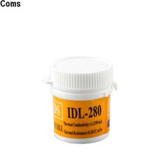 Coms 서멀구리스 써멀구리스 10g 써멀컴파운드 콤파운드 서멀패드 조립 PC CPU 그래픽카드 쿨러용품 냉각장치 써멀콤파운드 그리스 실리콘, 1개
