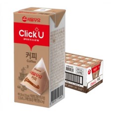 서울우유 클릭유 커피 200ml x 24입 (1박스), 1ml, 24개, 24개