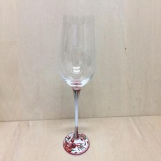 [일본정품수입]【전용 화장품 상자】 아리타 도자기 후쿠 이즈미 가마 ARITA 와인 글라스 400cc 빨간 그림, 1개, 한개옵션1