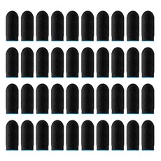 땀 끝 게이머용 스크린 개 커버 방지 모바일 손가락 20 40 미끄럼 터치 게임 슬리브 장갑, 40Pcs-Blue, 40개, 6) 40Pcs-Blue