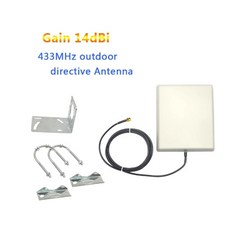 4G 433Mhz 실내 실외 방수 지향성 안테나 4dBi 3N 케이블 SMA 수 개, 05 4G SMA male, 1개