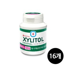 롯데제과 롯데 자일리톨 오리지날 용기 52g 16개