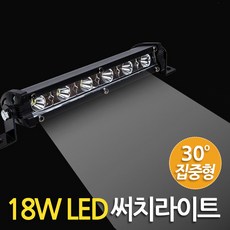 Eagles Trading LED-Searchlight모음전 써치라이트 화물차 차량용 안개등 후진등 후미등 작업등 집어등 해루질장비 서치등 써치등 서치라이트 낚시장비 헤드라이트Searchlight33종, 1개, LED써치라이트(18W스틱/집중광)