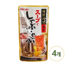 모란봉 샤브샤브 육수, 4개, 100ml