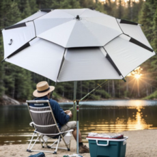 특대형 낚시 민물낚시 해변 비치 낚시용 beachumbrella 캠핑 우산 초대형 파라솔