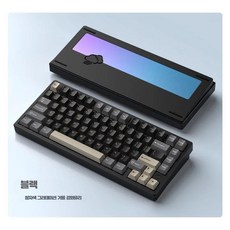 Wob Rainy75 레이니 무선 블루투스 기계식 게이밍 저소음, 블랙, 중옵