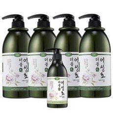 더블모 어성초 샴푸 4+1세트 (1000g x 4개+300gx1개), 없음, 8개