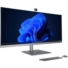 HP Envy 34 WUHD 5120 x 2160 일체형 데스크톱 컴퓨터 12세대 Intel Core i712700 12코어 최대 4.90GHz CPU 32GB DDR5 RAM