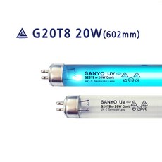 산요자외선 살균램프 G20T8 602mm, 1개