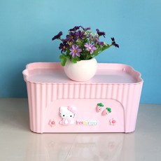 화장품정리대 정리함 보관함 플라스틱 작은상자 테이블 화장대 화장품 수납케이스, T06-전신 KT나사