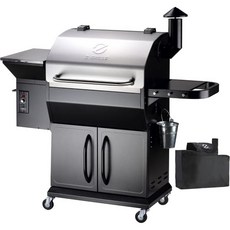 ZGRILLS 펠릿 스모커 그릴 PID 컨트롤 레인 커버 야외 BBQ용 조리장 700제곱미터 ZPG7002BPro, ZPG-1000D3E