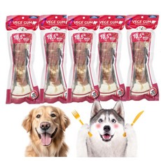 베게 미트오리껌 10.5인치 5개 대형견 덴탈껌