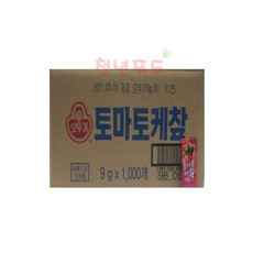 오뚜기 토마토 케찹 일회용 9g, 1.토마토케찹(일회용)9g, 1개