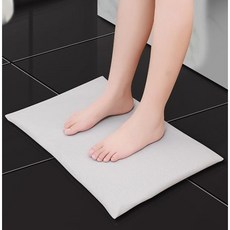 빨아쓰는 규조토 발매트 1+1 기획상품, 중형, 진그레이 + 진그레이