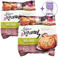 트레이더스 순희네 녹두 빈대떡 800G X 2 [아이스박스] + 더메이런알콜티슈, 2개