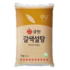 큐원 갈색설탕, 3kg, 3개