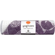  Manduka Yogitoes 요가 매트 타월 뜨거운 필라테스 해변 및 일반 피트니스 스키드리세스 기술이 적용된 흡수성 미끄럼 방지 신속 건조 극세사, 71