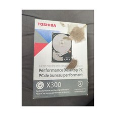 Toshiba NEW X300 4TB 7.2K SATA 6Gb/s 128MB Cache 3.5 HDD 하드디스크[세금포함] [정품] HDWE140 하드디스크 [세금포함] PC 노트 - 도시바x300