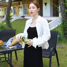 린넨크롭셔츠