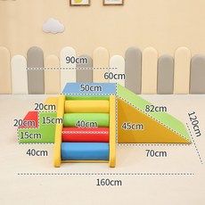 실내 유아 매트 미끄럼틀 유치원 유아방 인테리어 놀이기구 가정용 놀이터 키즈카페 방방 교구, 클라이밍 콤비G 수출품질-항균